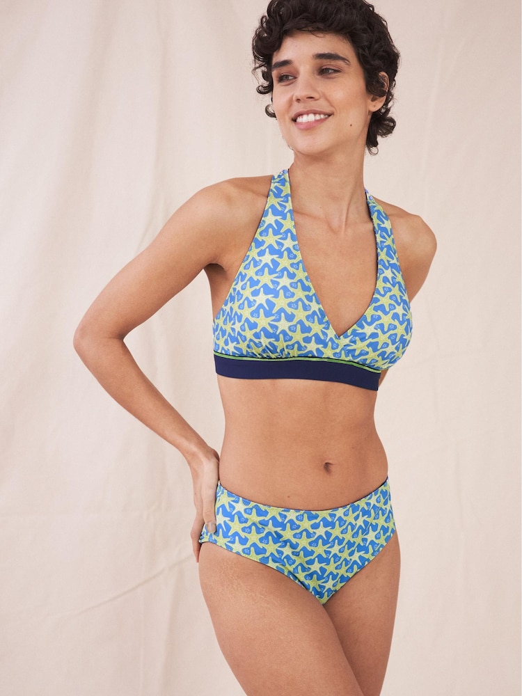 White Stuff Blue Coastal Reversible Bikini - Image 2 of 5