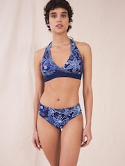 White Stuff Blue Coastal Reversible Bikini - Image 3 of 5