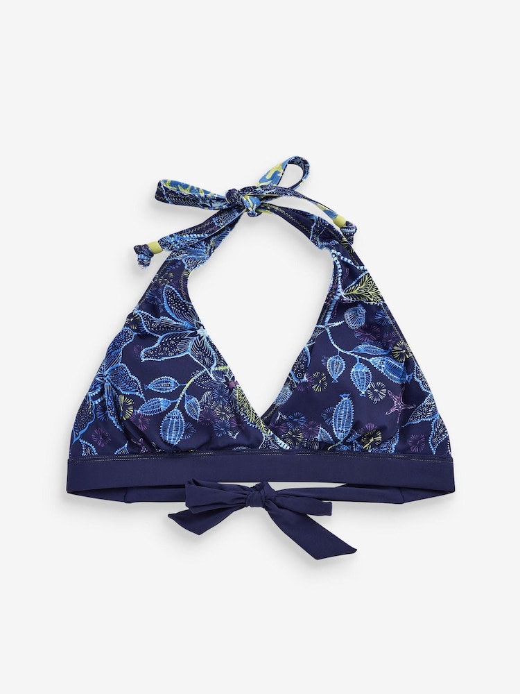 White Stuff Blue Coastal Reversible Bikini - Image 5 of 5