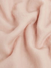 Reiss Blush Heidi Wool-Cashmere Lightweight Scarf - Image 5 of 5
