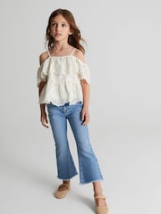 Reiss Ivory Cia Junior Lace Strappy Top - Image 3 of 6