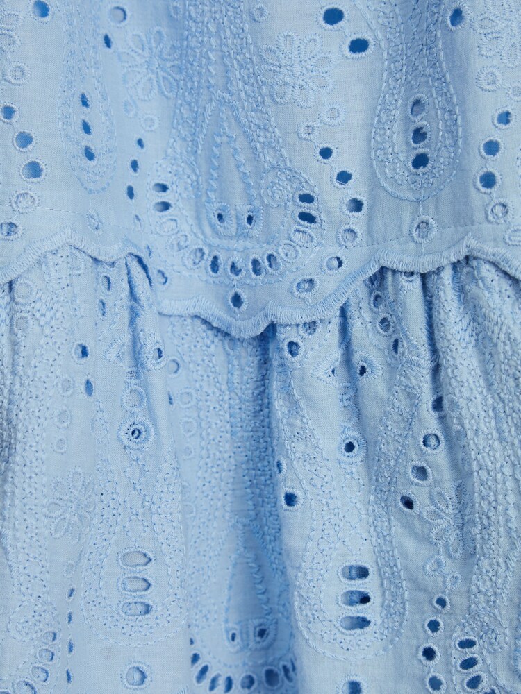 Reiss Blue Sia Jr Lace Mini Dress - Image 7 of 7