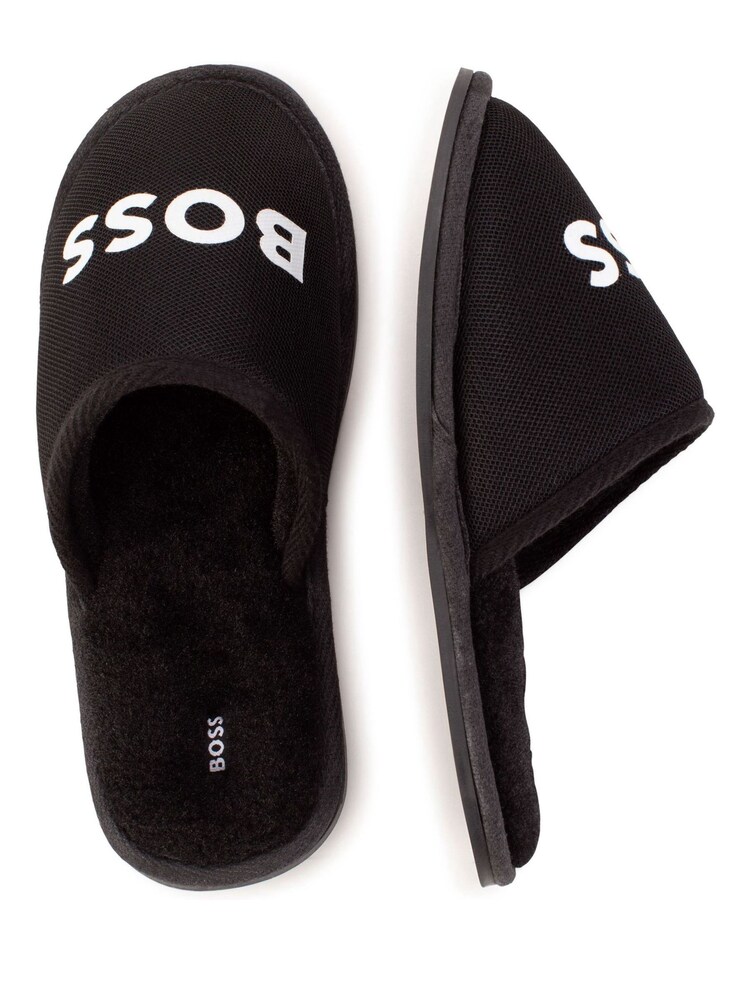 Czarny - BOSS Logo Slippers - Image 5 of 7