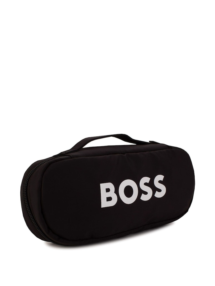 Czarny - BOSS Logo Slippers - Image 7 of 7