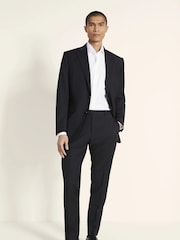 MOSS Performance Tailored Fit Black Suit: Jacket - Image 3 of 5