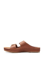 Clarks Natural Leather Brookleigh Sun Sandals - Image 2 of 7