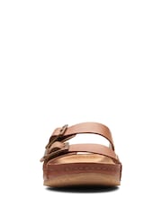 Clarks Natural Leather Brookleigh Sun Sandals - Image 5 of 7