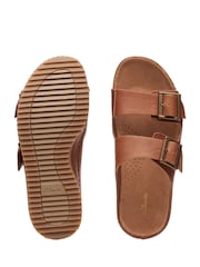 Clarks Natural Leather Brookleigh Sun Sandals - Image 7 of 7