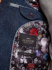 Blue Signature Harris Tweed British Wool Blazer - Image 13 of 15