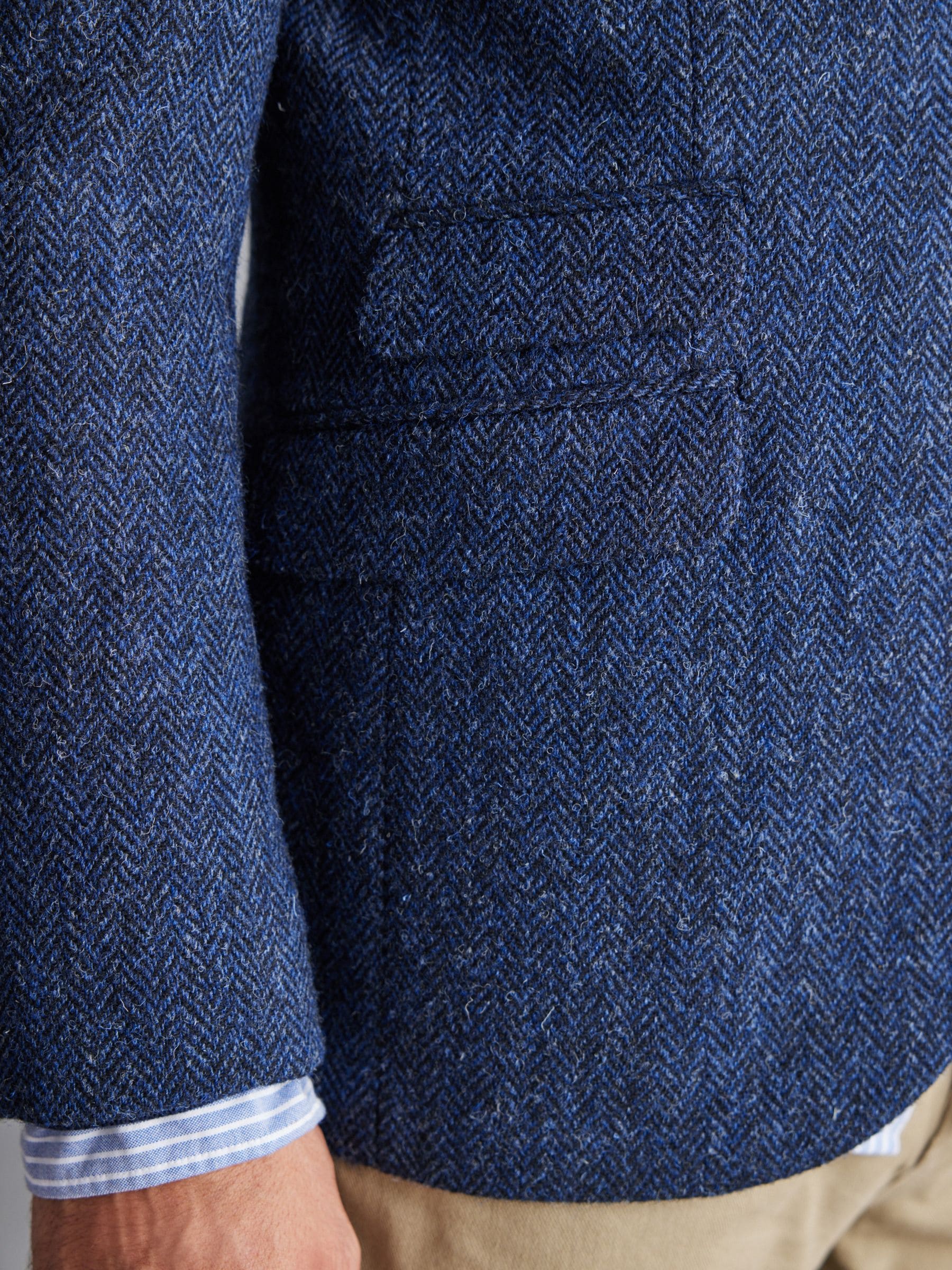 Buy Blue Signature Harris Tweed British Wool Blazer from Next USA