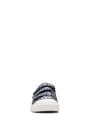 Clarks Navy Blue Combi City Vibe Multi Fit Canvas Shoes - Image 6 of 7