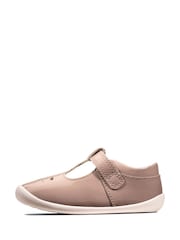 Clarks Pink Multi Fit First Walker Shoes - Image 2 of 8