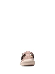 Clarks Pink Multi Fit First Walker Shoes - Image 4 of 8