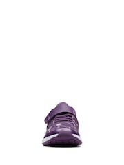 Clarks Purple Aeon Late Multi Fit Trainers - Image 3 of 6