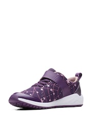 Clarks Purple Aeon Late Multi Fit Trainers - Image 4 of 6