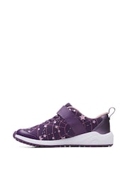 Clarks Purple Aeon Late Multi Fit Trainers - Image 5 of 6