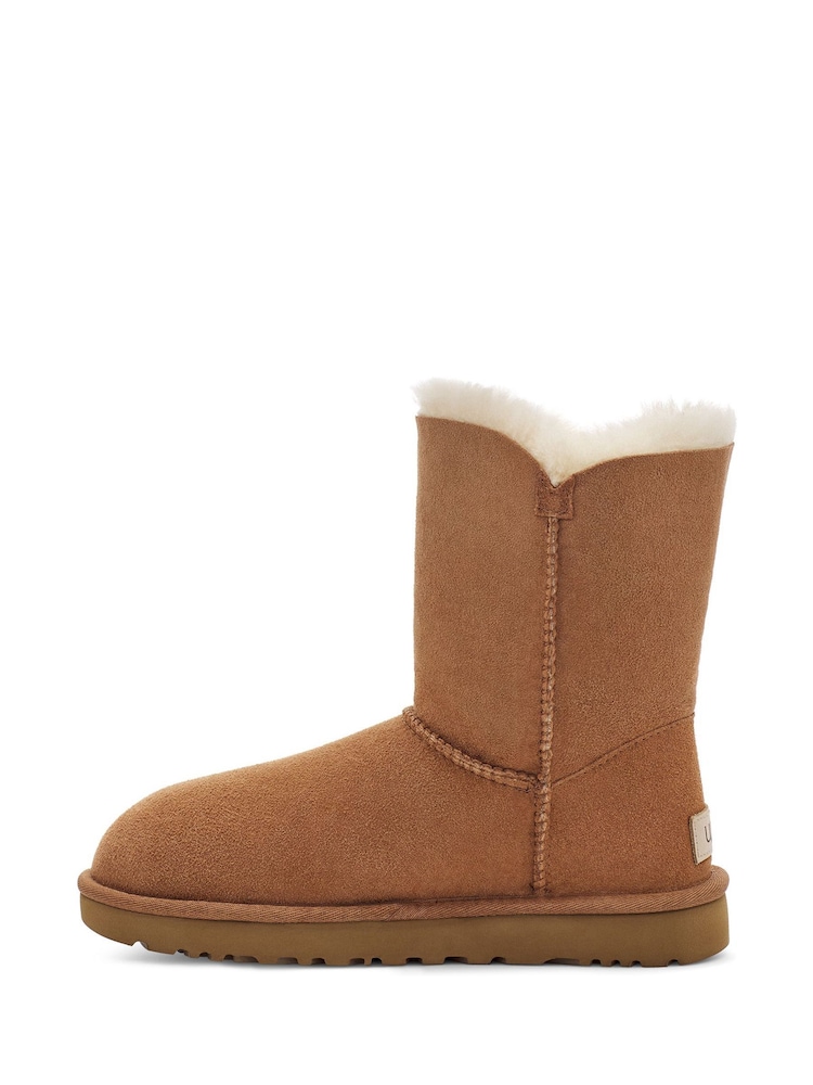 UGG Brown Bailey Button II Boots - Image 2 of 6