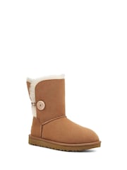 UGG Brown Bailey Button II Boots - Image 3 of 6