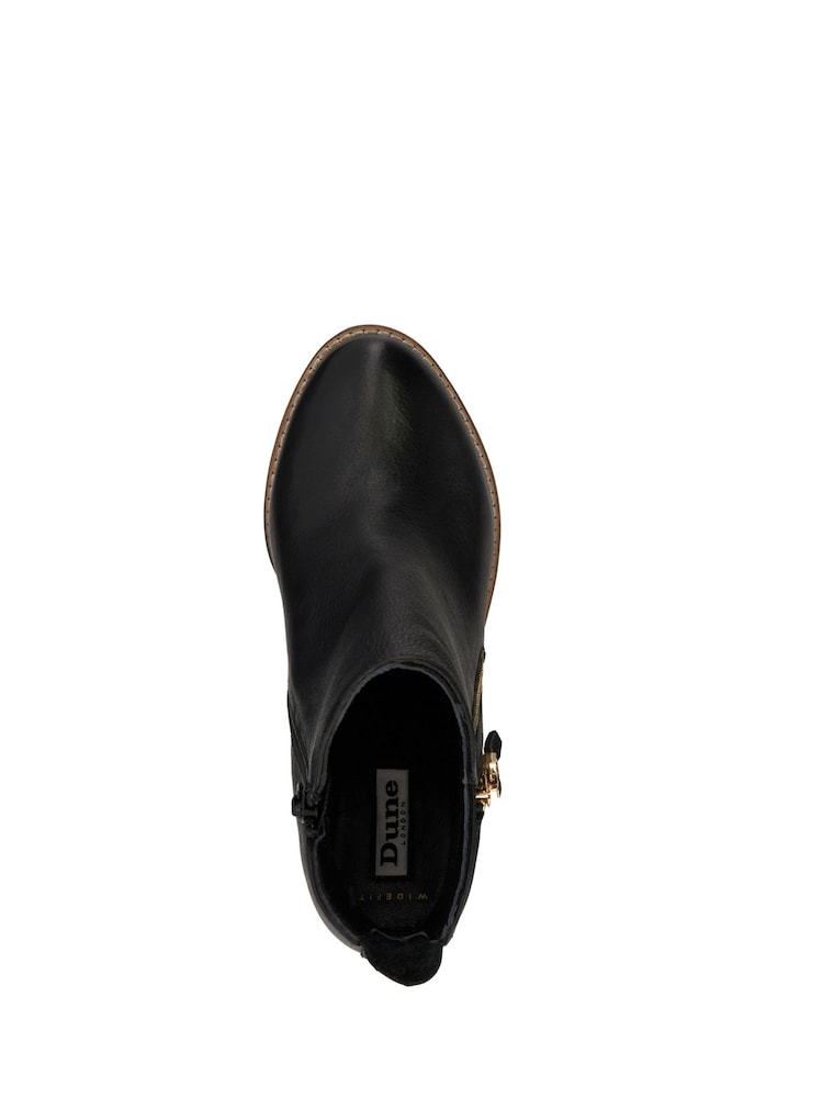 črna - Dune London Pepi Branded Trim gležnjarji - Slika 6 iz 6 črna - Dune London Pepi Branded Trim gležnjarji - Slika 6 iz 6