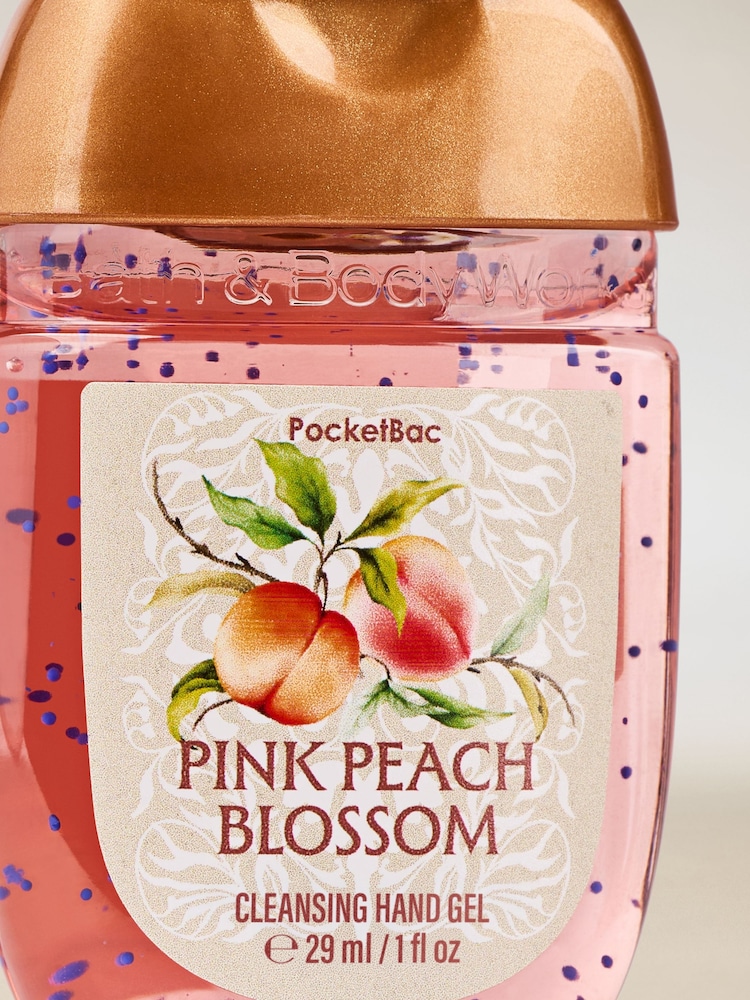 Bath & Body Works Pink Peach Blossom PocketBac Cleansing Hand Gel 29ml - Image 2 of 3 Bath & Body Works Pink Peach Blossom PocketBac Cleansing Hand Gel 29ml - Image 2 of 3