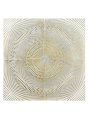 Pacific White Antiqued Metal Wall Art - Image 2 of 4