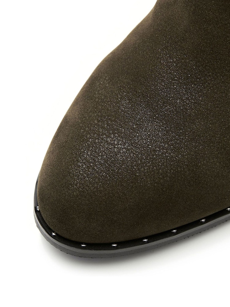 Moda In Pelle Block Heel Ankle Boots With Two Part Material - Image 4 of 4 Moda In Pelle Block Heel Ankle Boots With Two Part Material - Image 4 of 4