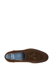 Oliver Sweeney Brown Plumtree Chocolate Suede Tassel Loafers - Image 4 of 5