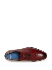 Oliver Sweeney Tan Brown Mallory Antiqued Leather Oxford Shoes - Image 4 of 5