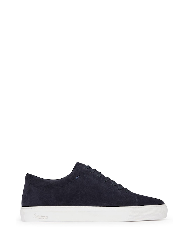 Oliver Sweeney Blue Hayle Suede Suede Trainers - Image 1 of 5