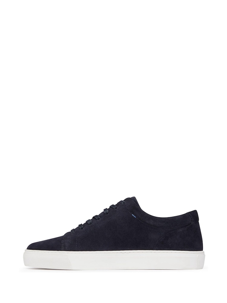Oliver Sweeney Blue Hayle Suede Suede Trainers - Image 2 of 5