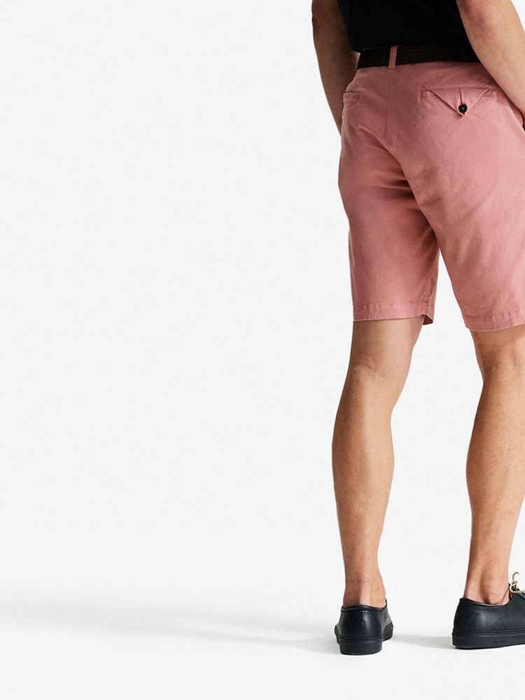 Oliver Sweeney Pink Frades Italian 100% Cotton Shorts - Image 2 of 5 Oliver Sweeney Pink Frades Italian 100% Cotton Shorts - Image 2 of 5