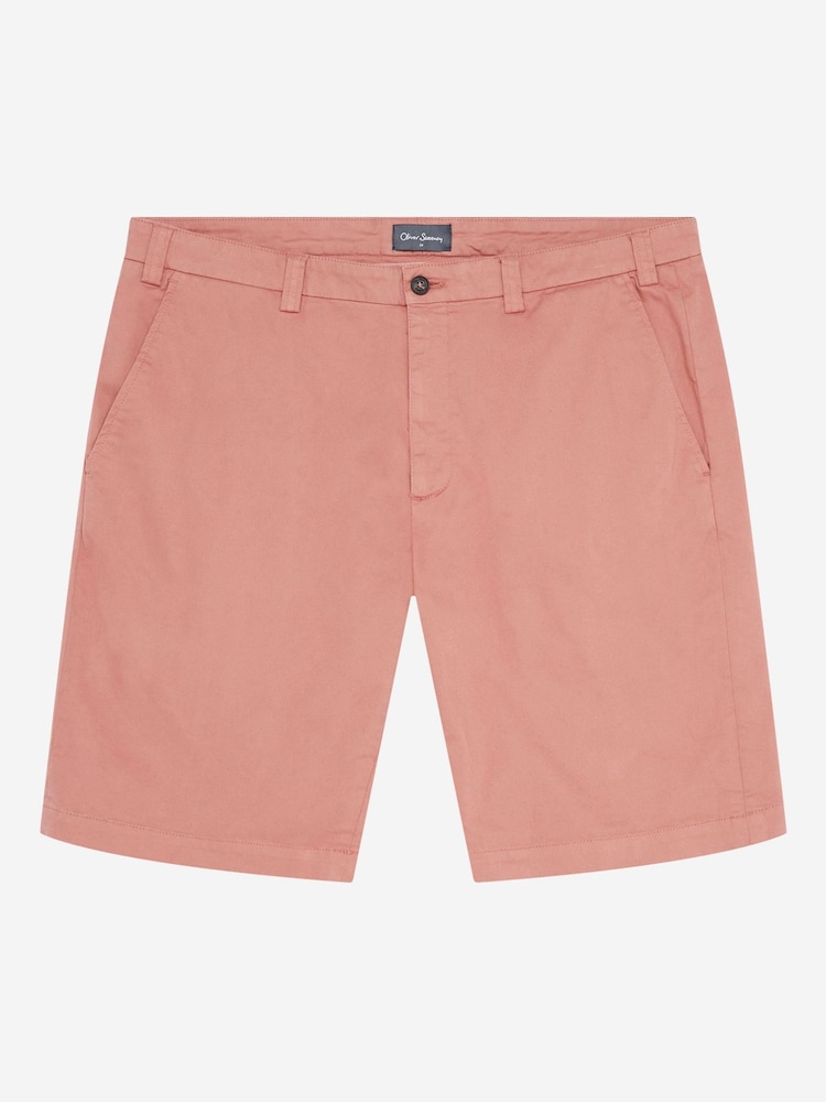 Oliver Sweeney Pink Frades Italian 100% Cotton Shorts - Image 5 of 5