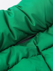 Hugo & Hudson Dark Green and Grey Reversible Dog Puffer Jacket - Image 4 of 4