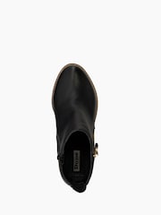 črna - Dune London široka kroj Paicey Zip-Up Gležnarji - Slika 4 iz 5