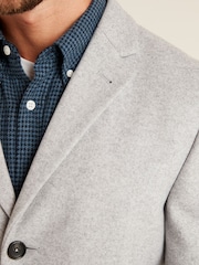 Light Grey Epsom Smart Overcoat - Image 4 of 13