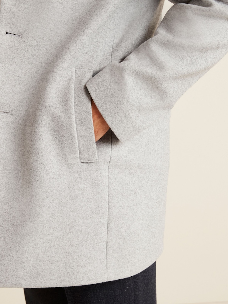 Gris clair - Manteau élégant Epsom - Image 5 of 13