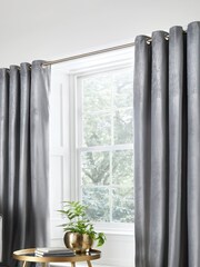 Appletree Silver Jasper Eyelet Curtains - Image 1 of 3