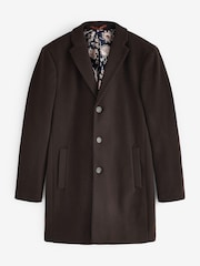 Dark Brown Next Epsom Coat - Image 1 of 7