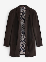 Dark Brown Next Epsom Coat - Image 2 of 7