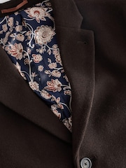 Dark Brown Next Epsom Coat - Image 3 of 7