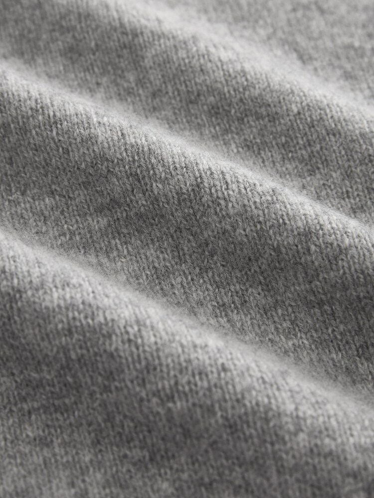 Grey Premium 100% Lambswool Crew Neck Jumper - Image 7 of 7