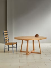 MADE.COM Oak Belgrave Oval 4 to 6 Seater Extending Dining Table - Image 3 of 5