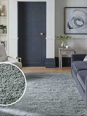 Ice Grey Premium Cosy Shaggy Rug - Image 1 of 6