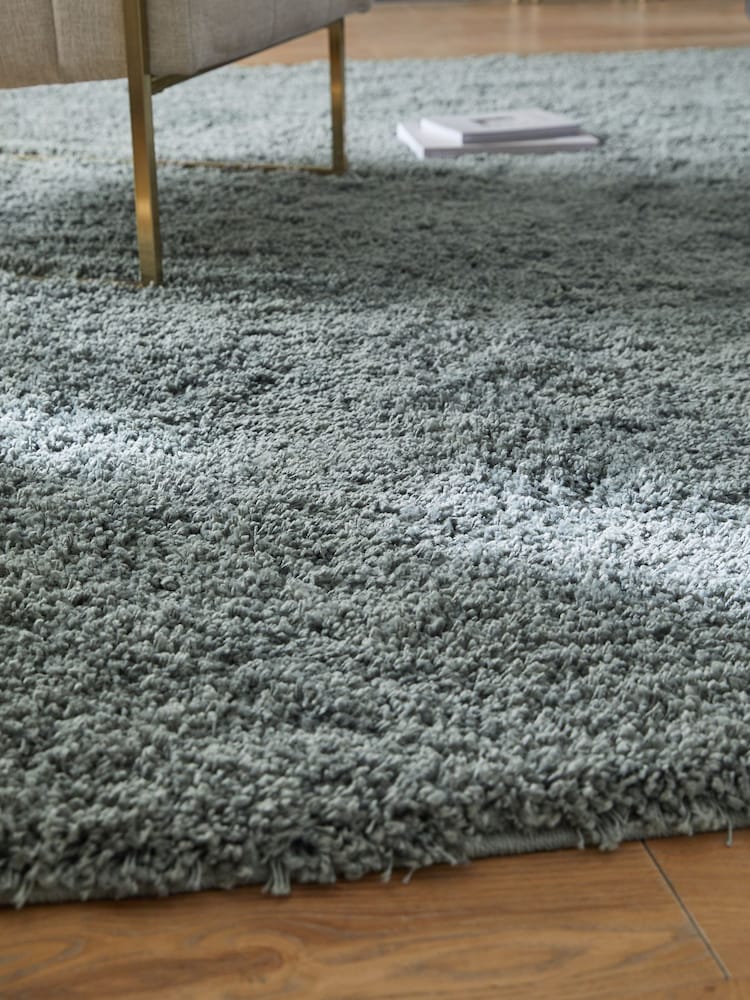 Ice Grey Premium Cosy Shaggy Rug - Image 2 of 6