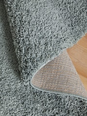 Ice Grey Premium Cosy Shaggy Rug - Image 4 of 6