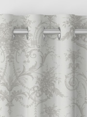 Laura Ashley Dove Grey 100% Cotton Tuileries Made To Measure Curtains - Image 7 of 9