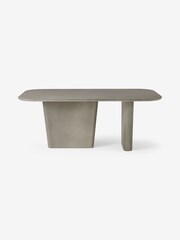 MADE.COM Grey Stone Mozelo Rectangular 4 to 6 Seater Dining Table - Image 9 of 9