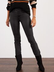 Black Coated Slim Jeans - Image 2 of 5