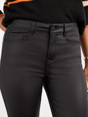 Black Coated Slim Jeans - Image 4 of 5