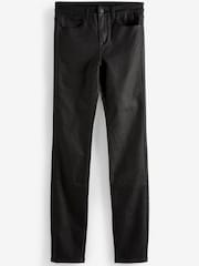 Black Coated Slim Jeans - Image 5 of 5